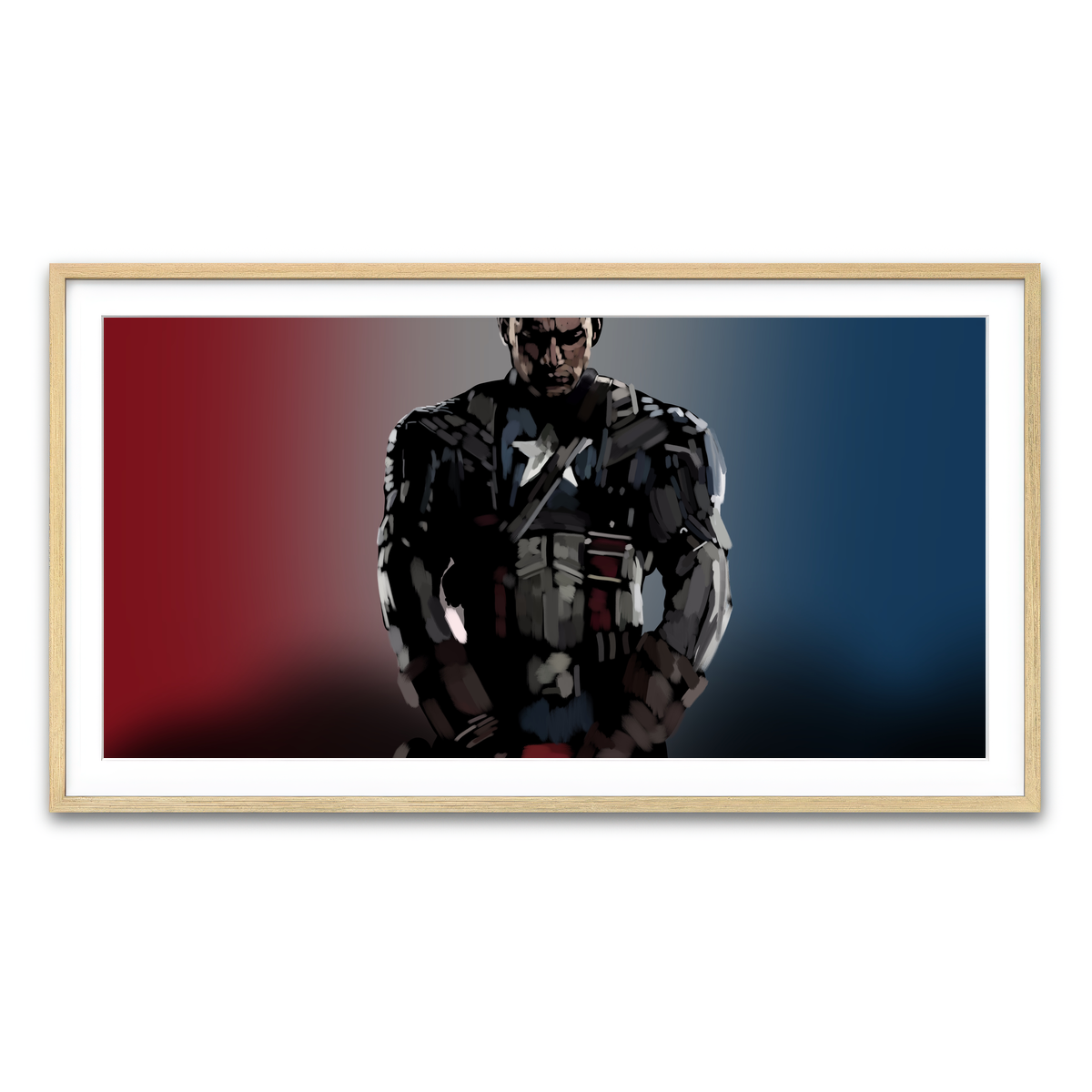 Framed Print 2x1 Natural