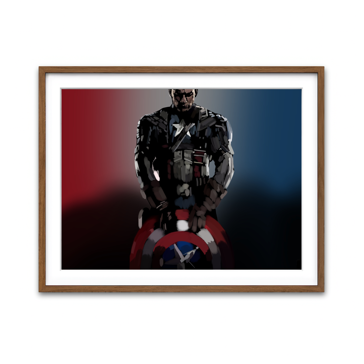 Framed Print 4x3 Walnut