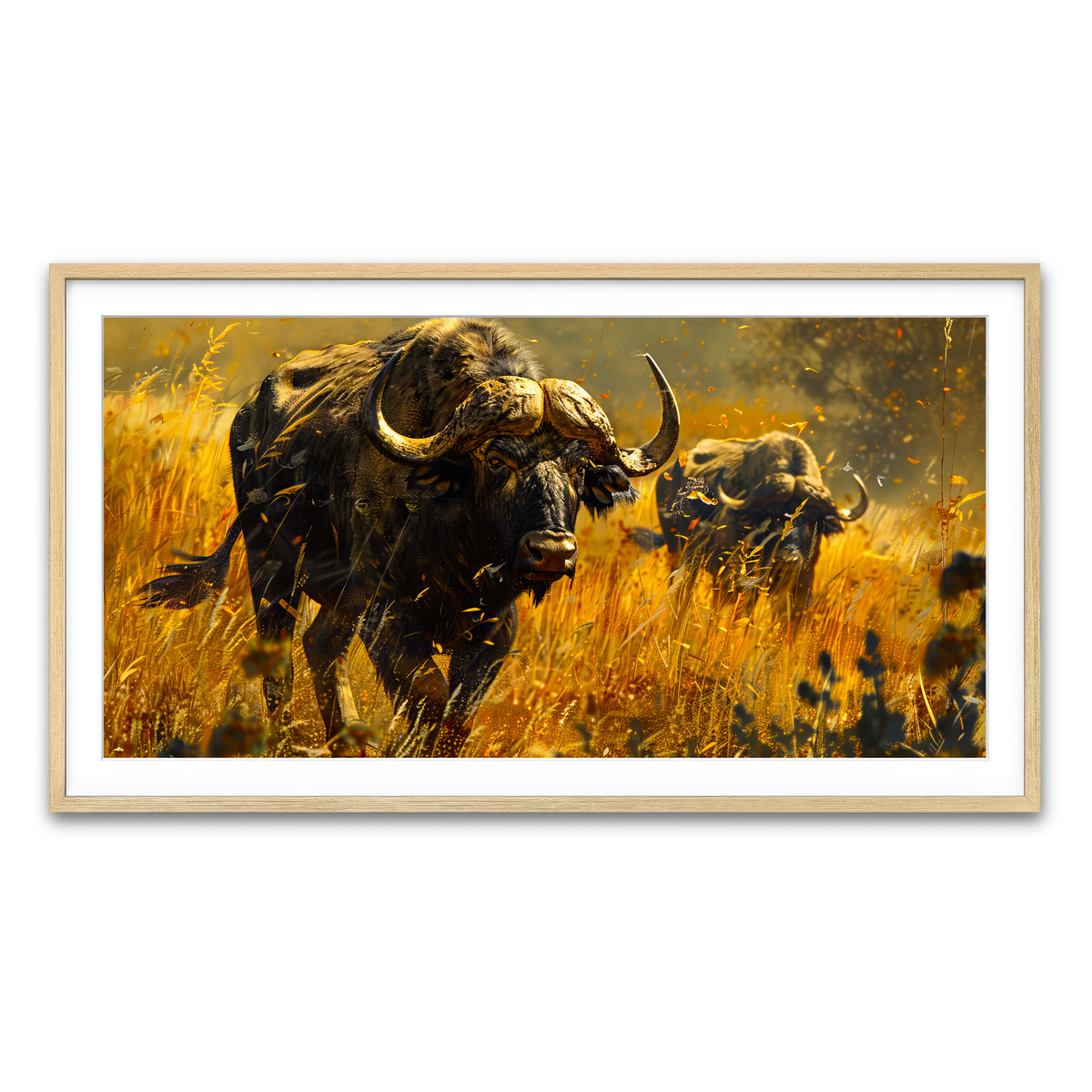 Framed Print 2x1 Natural