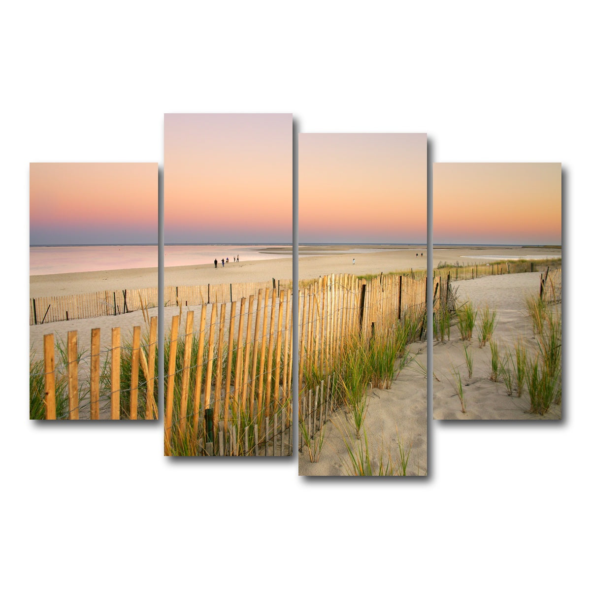 AUTO-MOCKUP WHITE | Cape Cod | 4 Piece | Gallery Wrap Canvas | group=4_short
