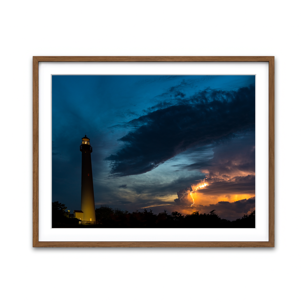 Framed Print 4x3 Walnut