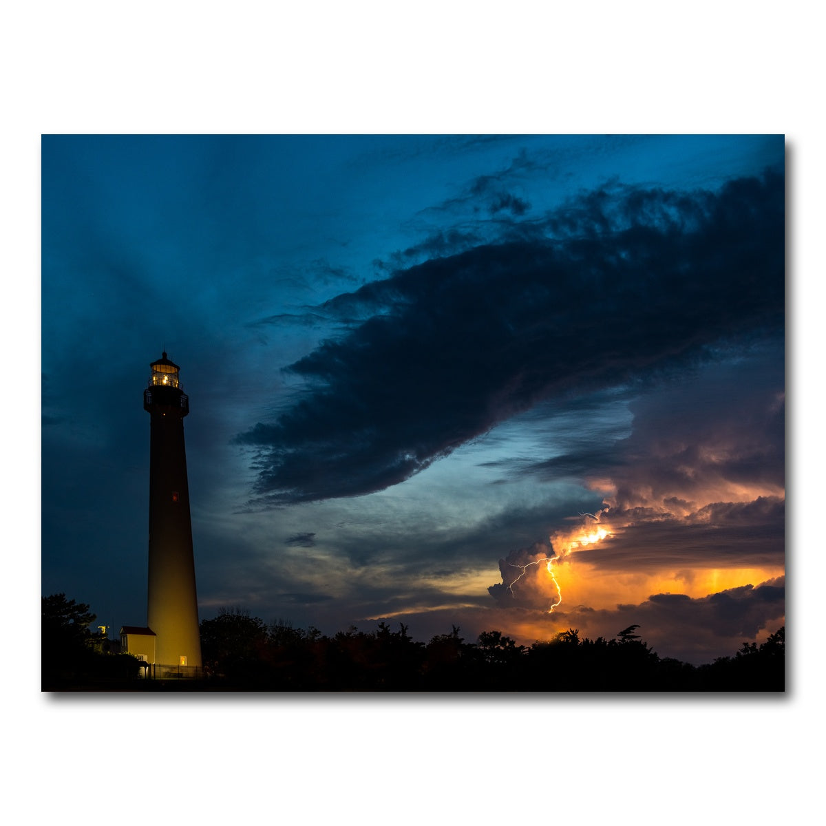 AUTO-MOCKUP WHITE | Cape May Lighthouse | 1 Piece | Gallery Wrap Canvas | group=4x3