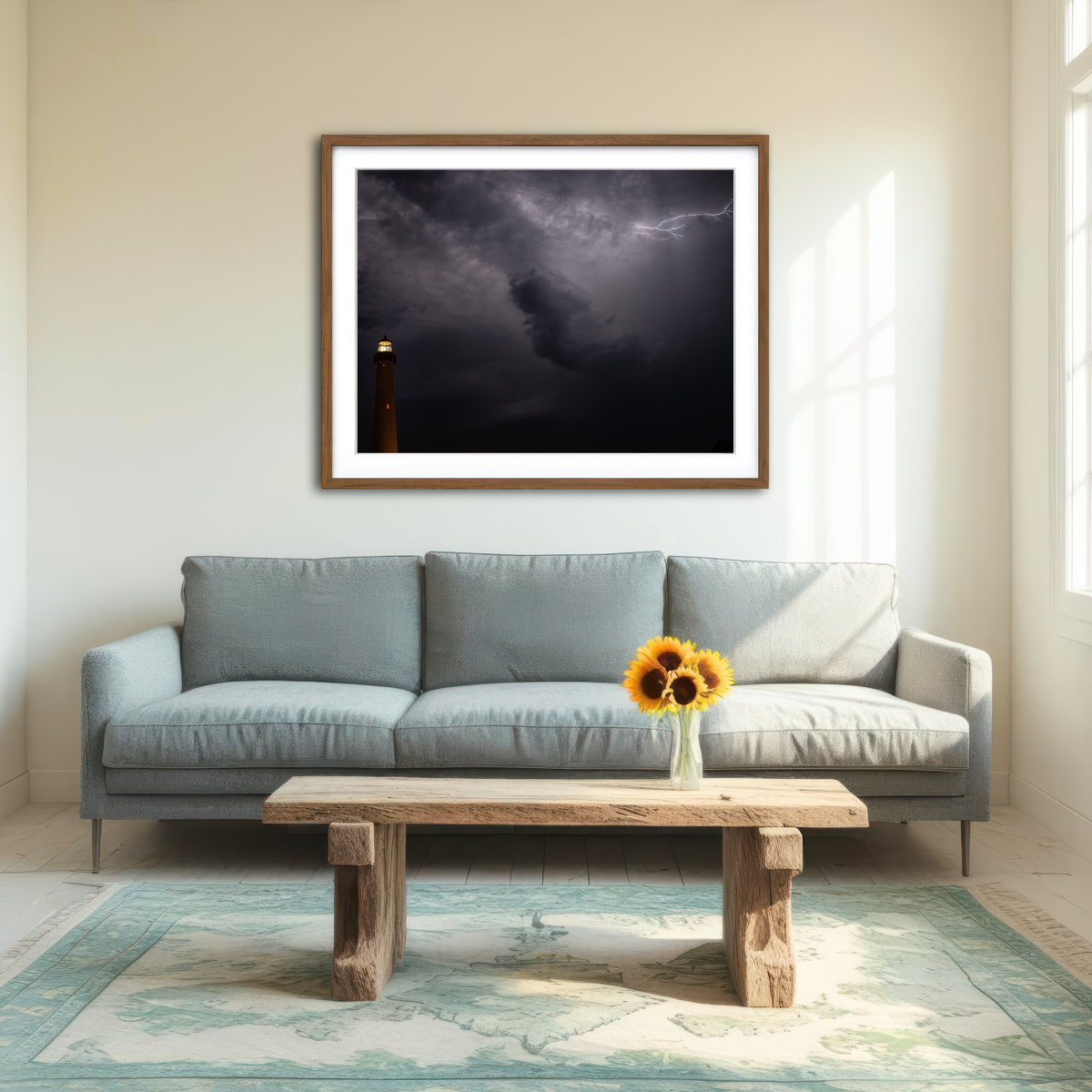 AUTO-MOCKUP ROOM | Cape May Storm Wall Art