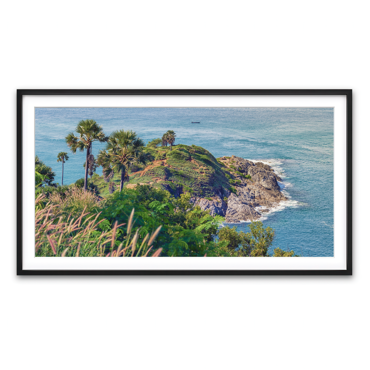 Framed Print 2x1 Black