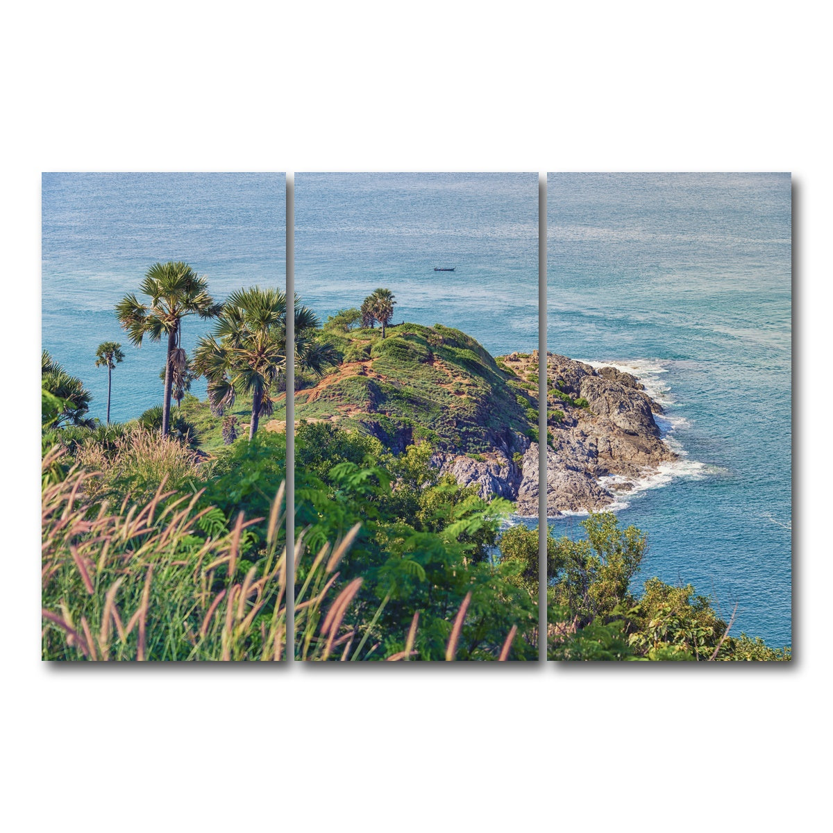 AUTO-MOCKUP WHITE | Cape Phrom Thep | 3 Piece | Gallery Wrap Canvas | group=12x24