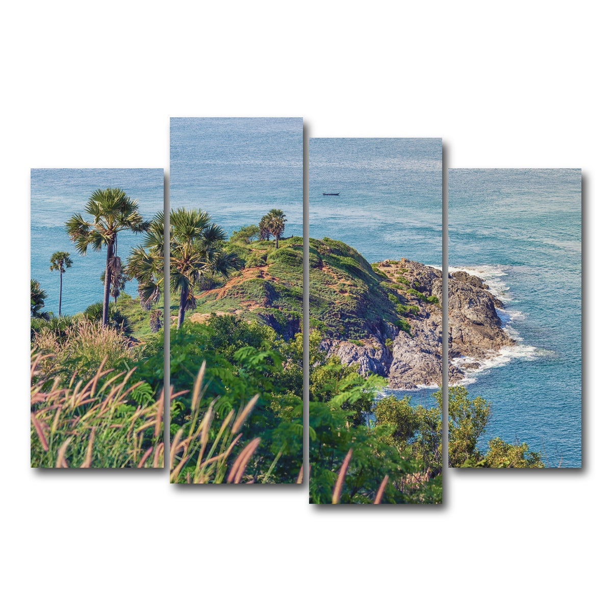 AUTO-MOCKUP WHITE | Cape Phrom Thep | 4 Piece | Gallery Wrap Canvas | group=4_normal