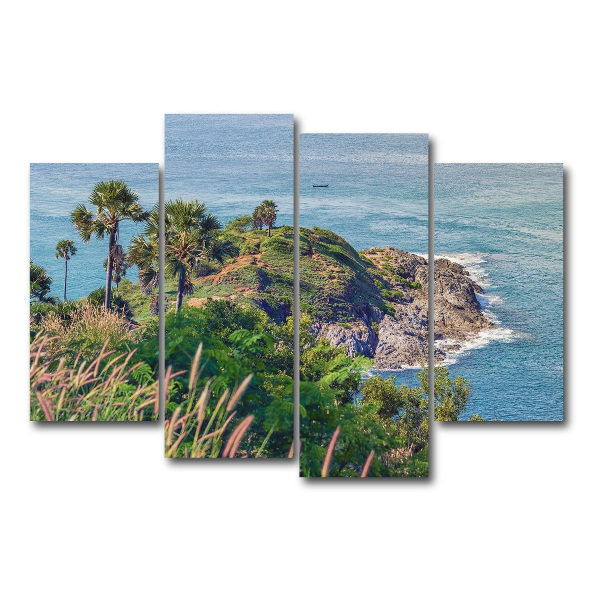 AUTO-MOCKUP WHITE | Cape Phrom Thep | 4 Piece | Gallery Wrap Canvas | group=4_short