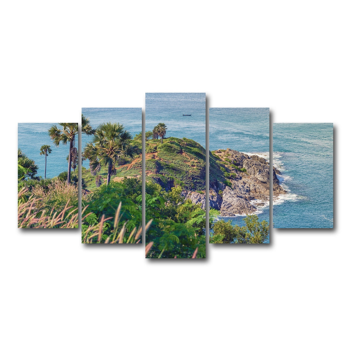 AUTO-MOCKUP WHITE | Cape Phrom Thep | 5 Piece | Gallery Wrap Canvas | group=5_normal