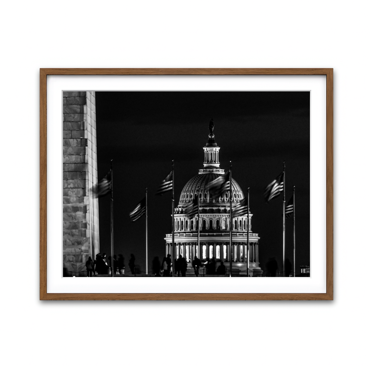 Framed Print 4x3 Walnut