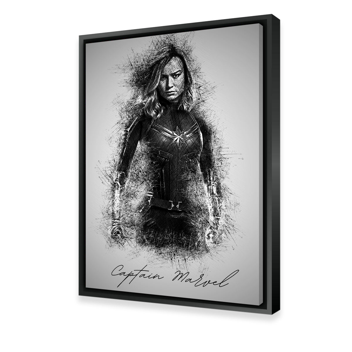 Captain Marvel Wall Art