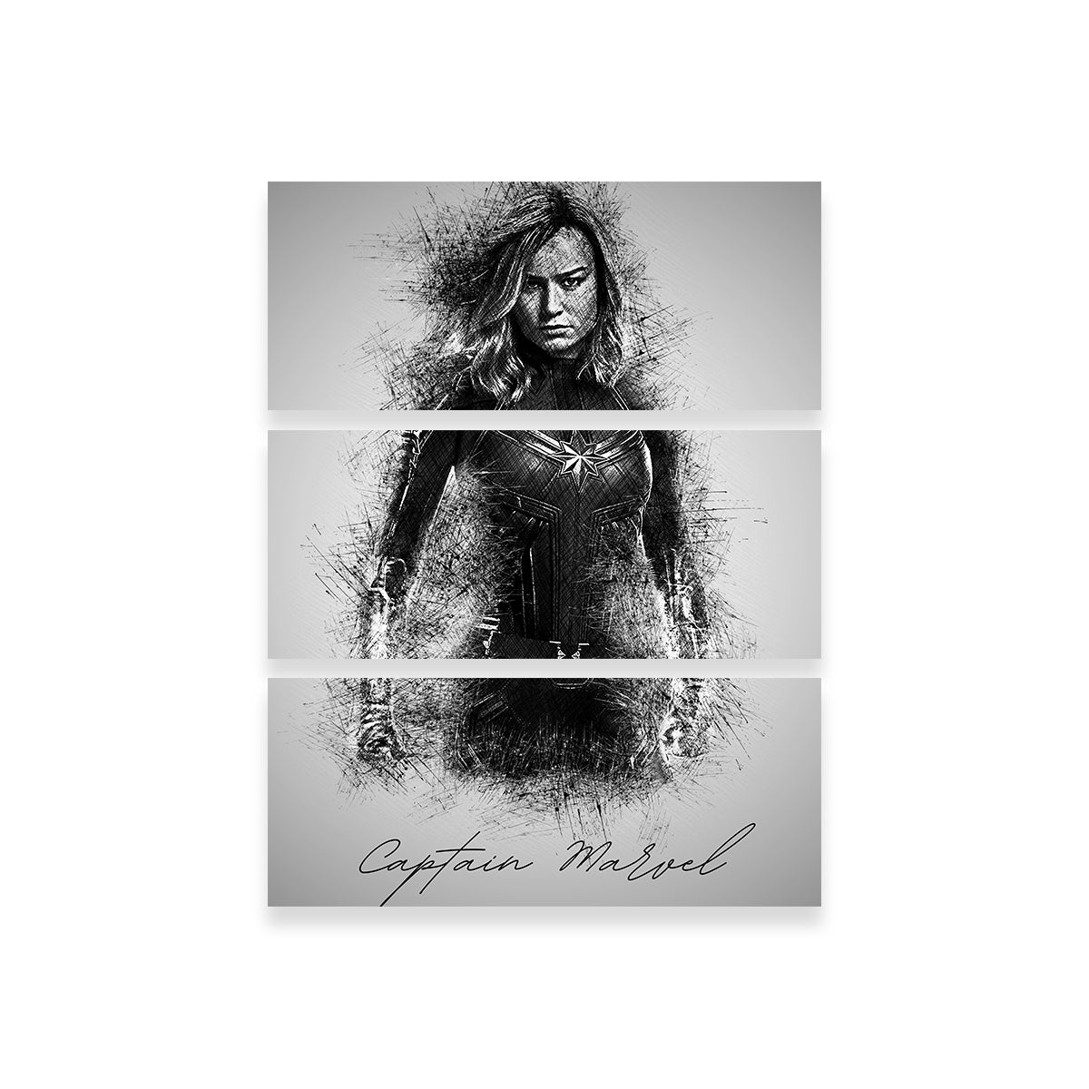 Captain Marvel Wall Art