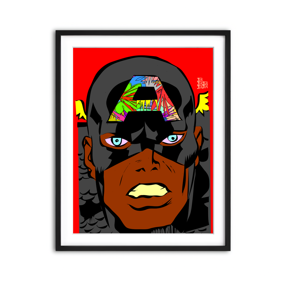 Framed Print 3x4 Black