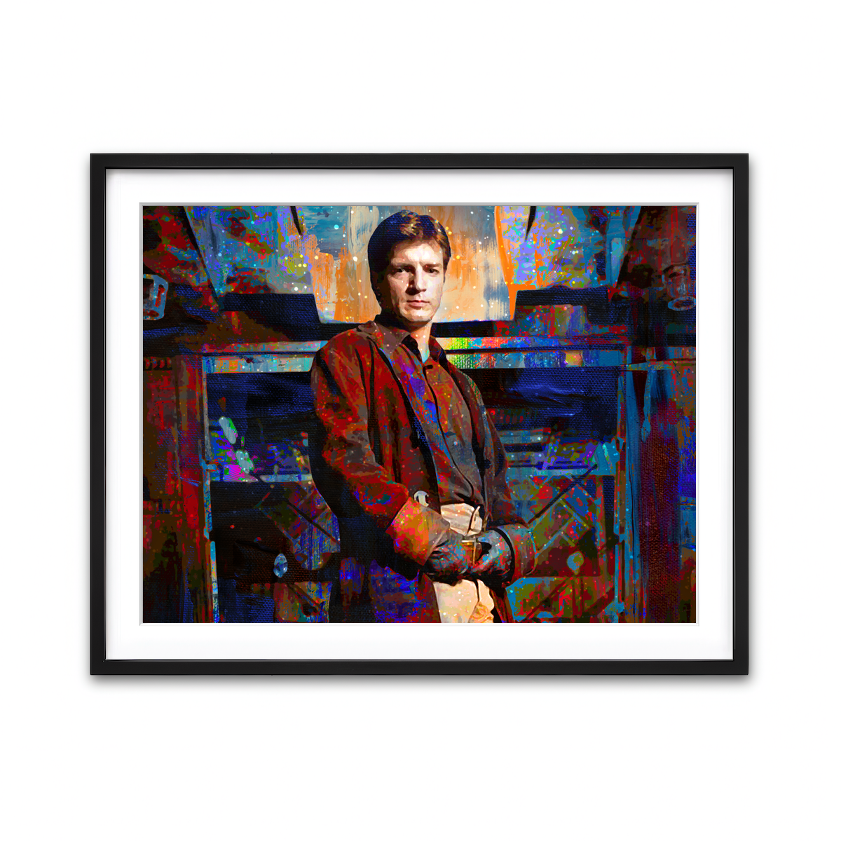 Framed Print 4x3 Black