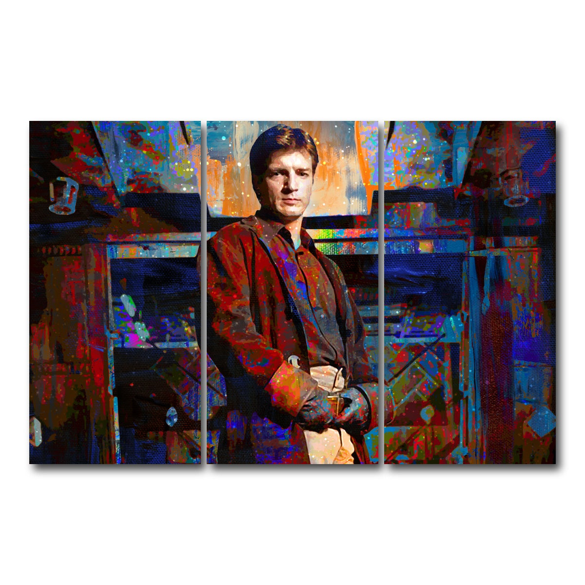 AUTO-MOCKUP WHITE | Captain Mal | 3 Piece | Gallery Wrap Canvas | group=12x24