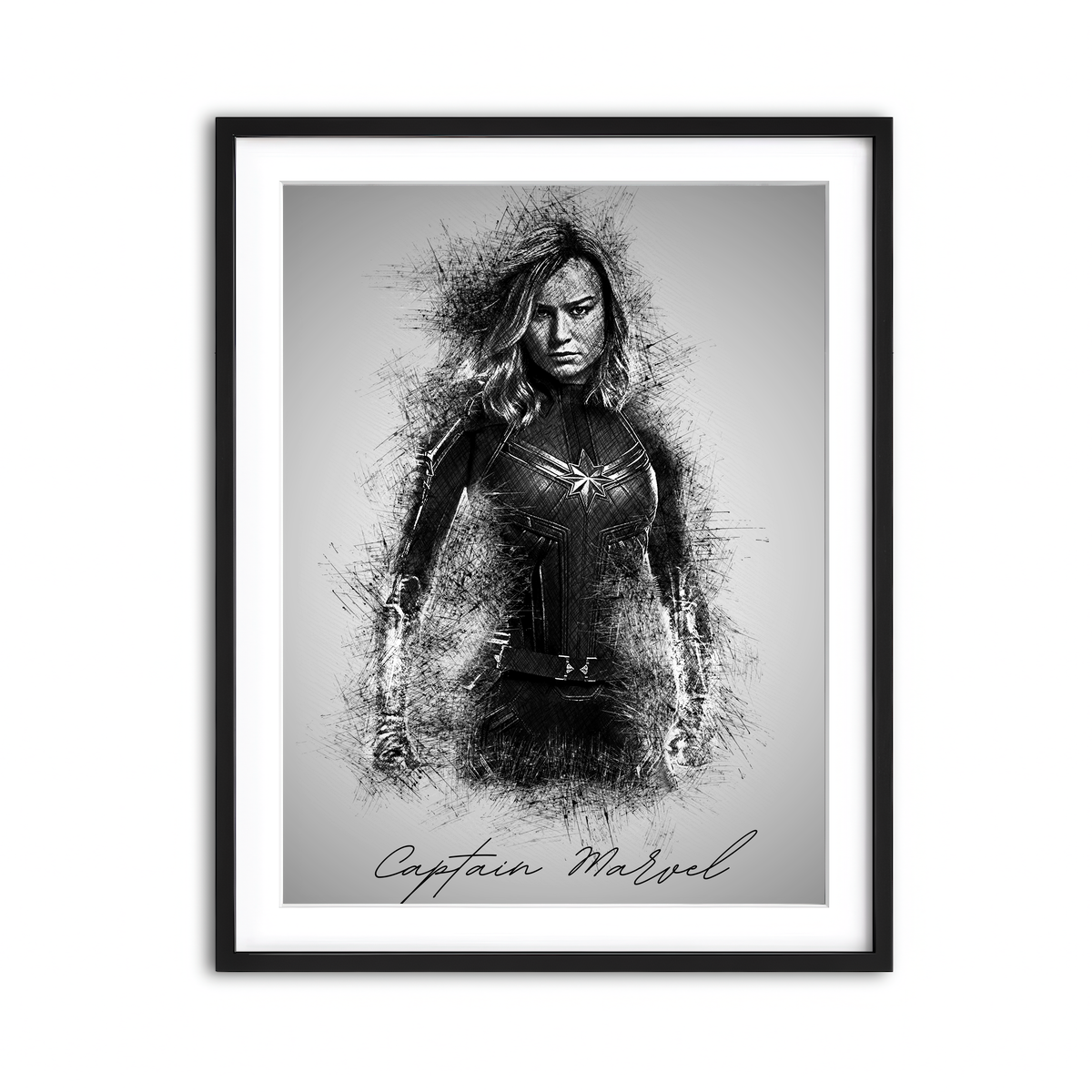 Framed Print 3x4 Black