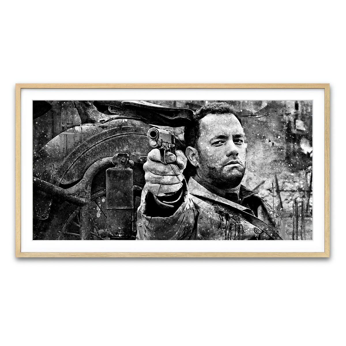 Framed Print 2x1 Natural