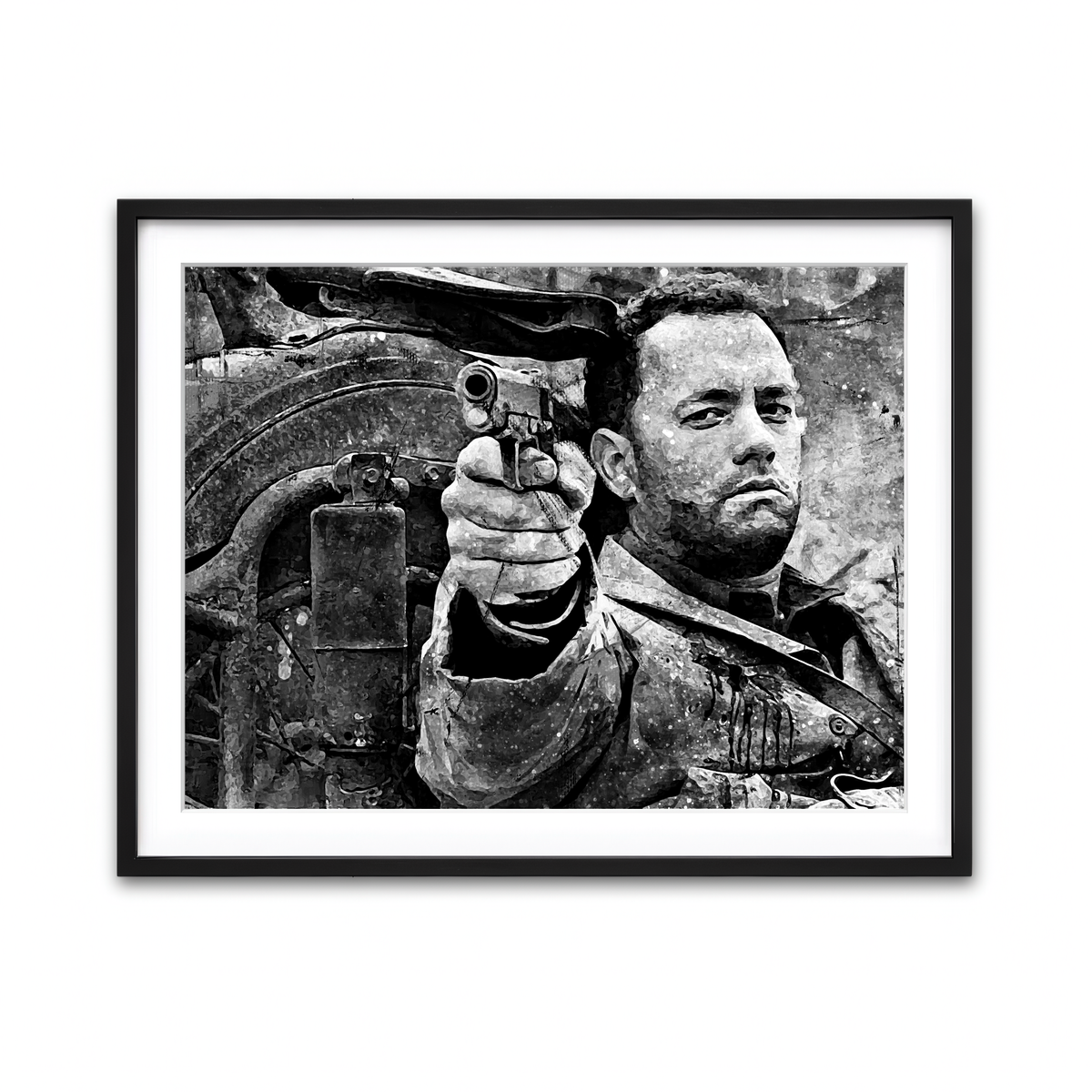 Framed Print 4x3 Black