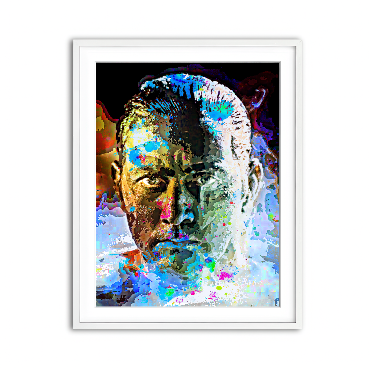 Framed Print 3x4 White