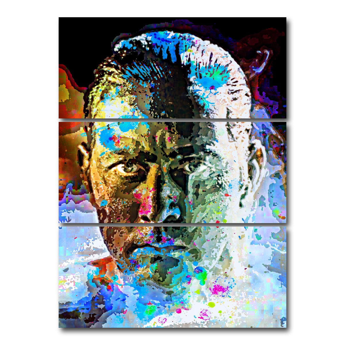 AUTO-MOCKUP WHITE | Captain Willard | 3 Piece | Gallery Wrap Canvas | group=8x18_stacked