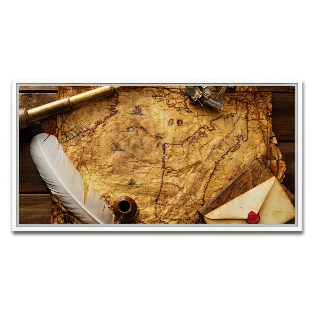 AUTO-MOCKUP WHITE | Captains Quarters | 1 Piece | White Framed Canvas | group=2x1