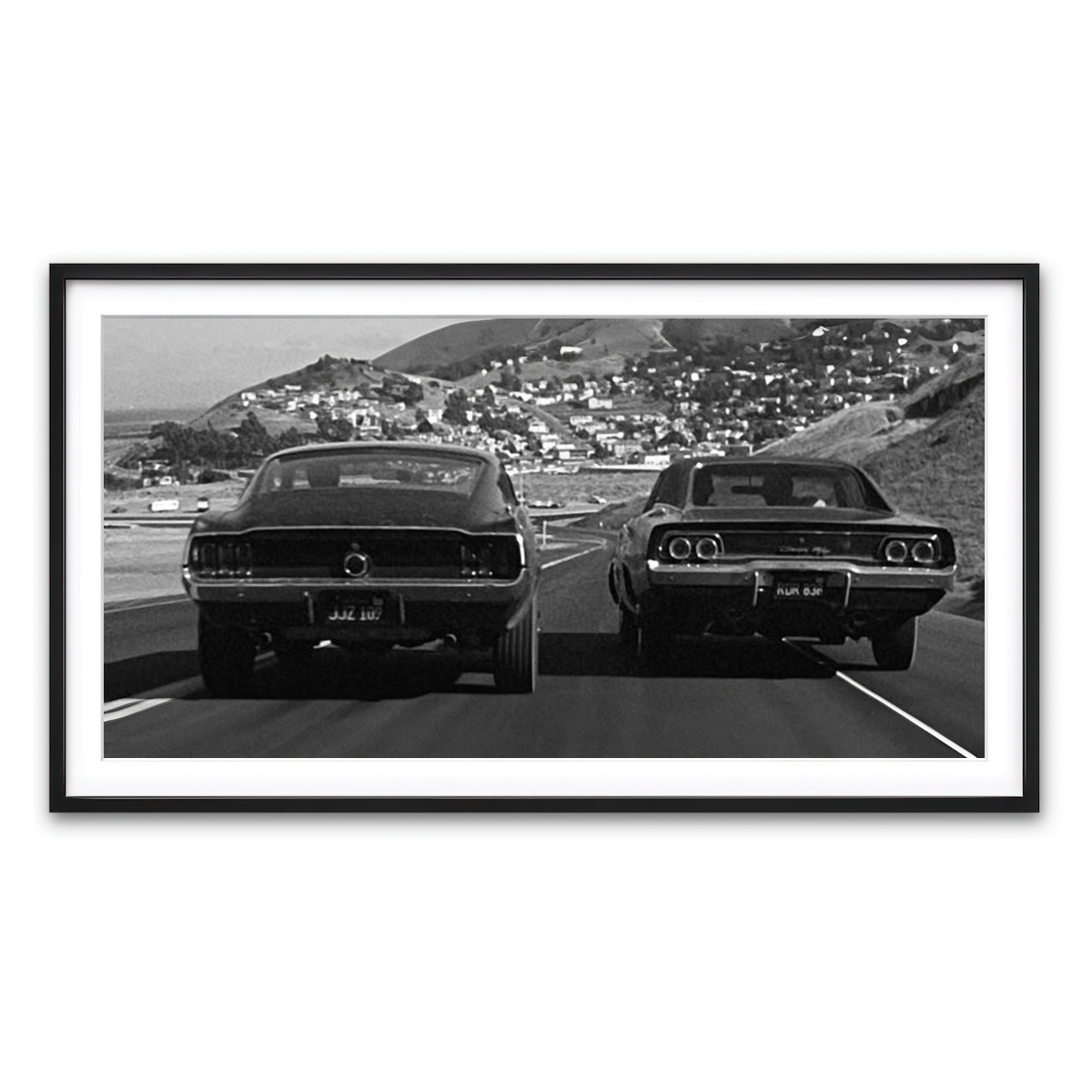 Framed Print 2x1 Black
