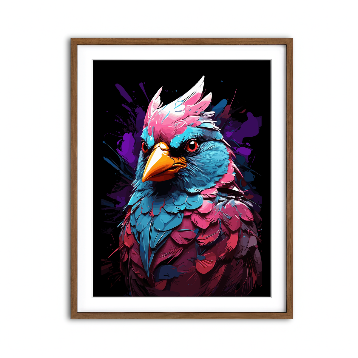 Framed Print 3x4 Walnut