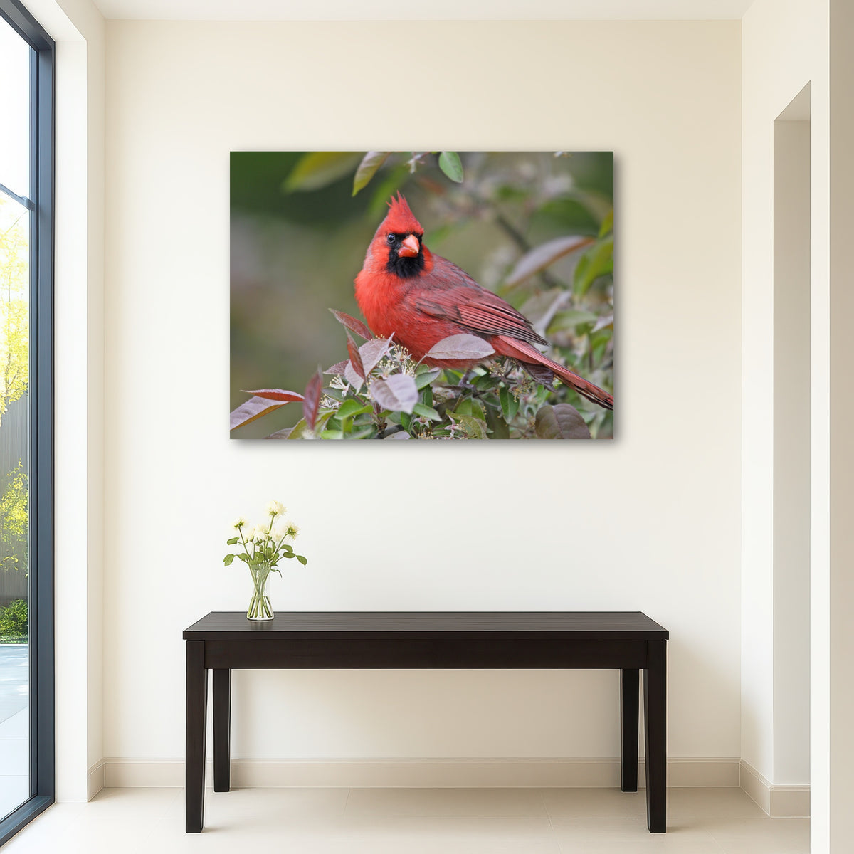 AUTO-MOCKUP ROOM | Cardinal Perched