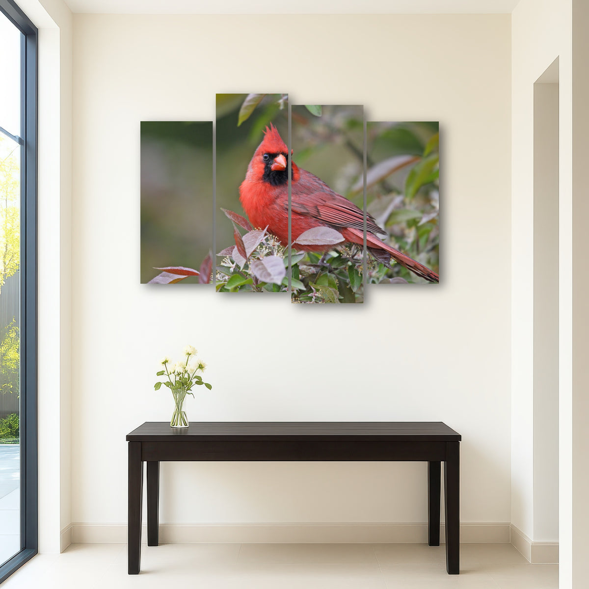 AUTO-MOCKUP ROOM | Cardinal Perched