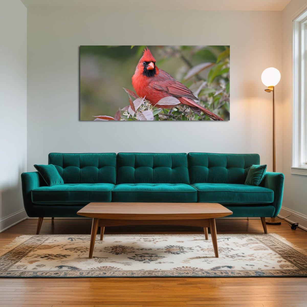 AUTO-MOCKUP ROOM | Cardinal Perched