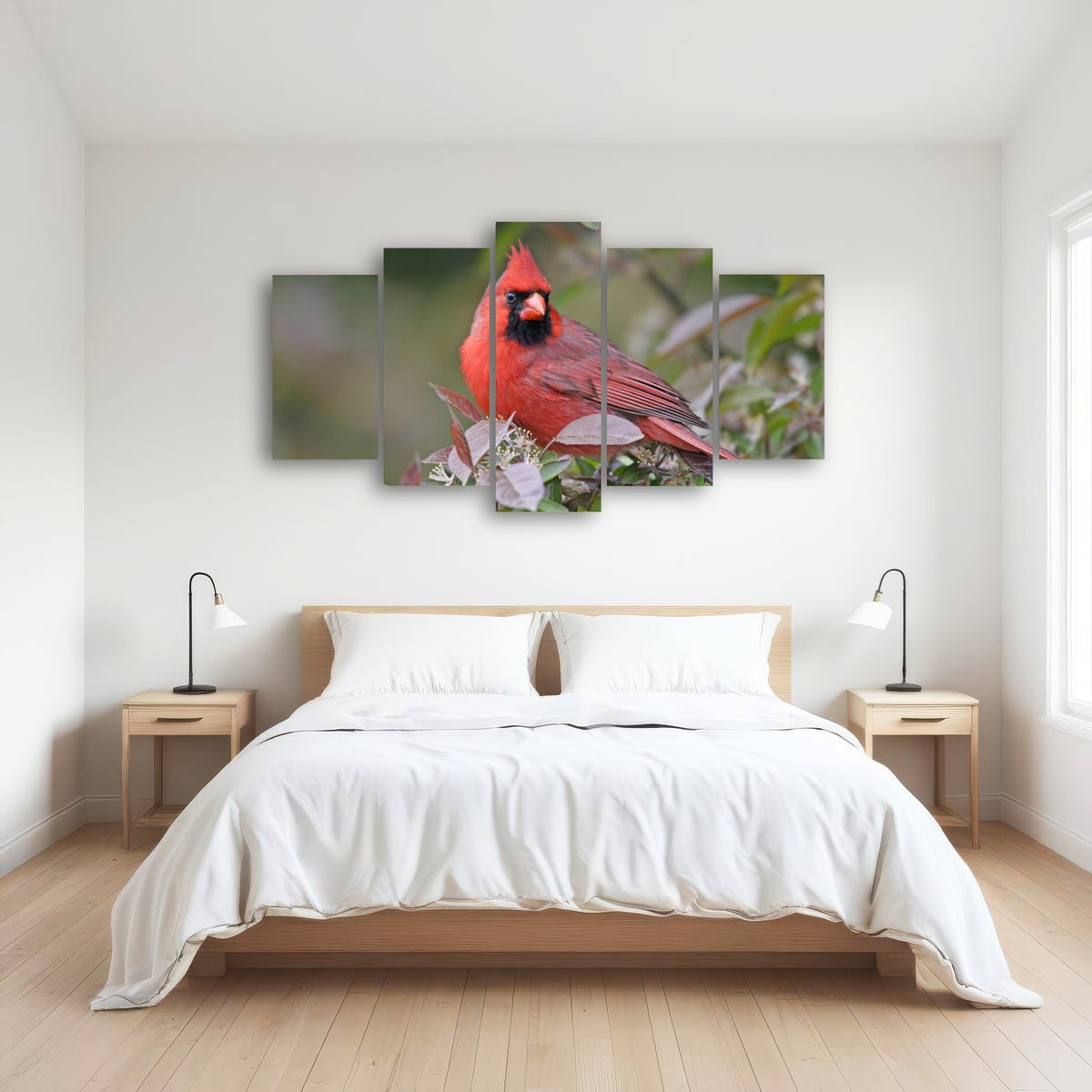 AUTO-MOCKUP ROOM | Cardinal Perched