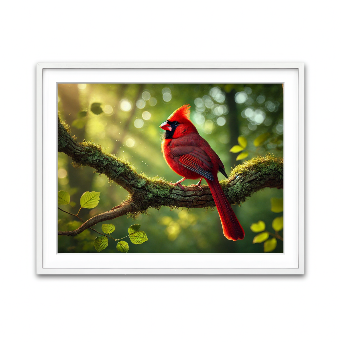 Framed Print 4x3 White