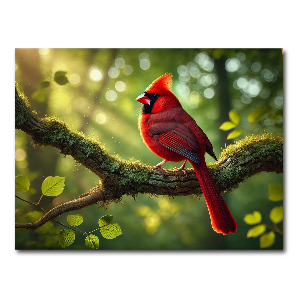 AUTO-MOCKUP WHITE | Cardinal | 1 Piece | Gallery Wrap Canvas | group=4x3