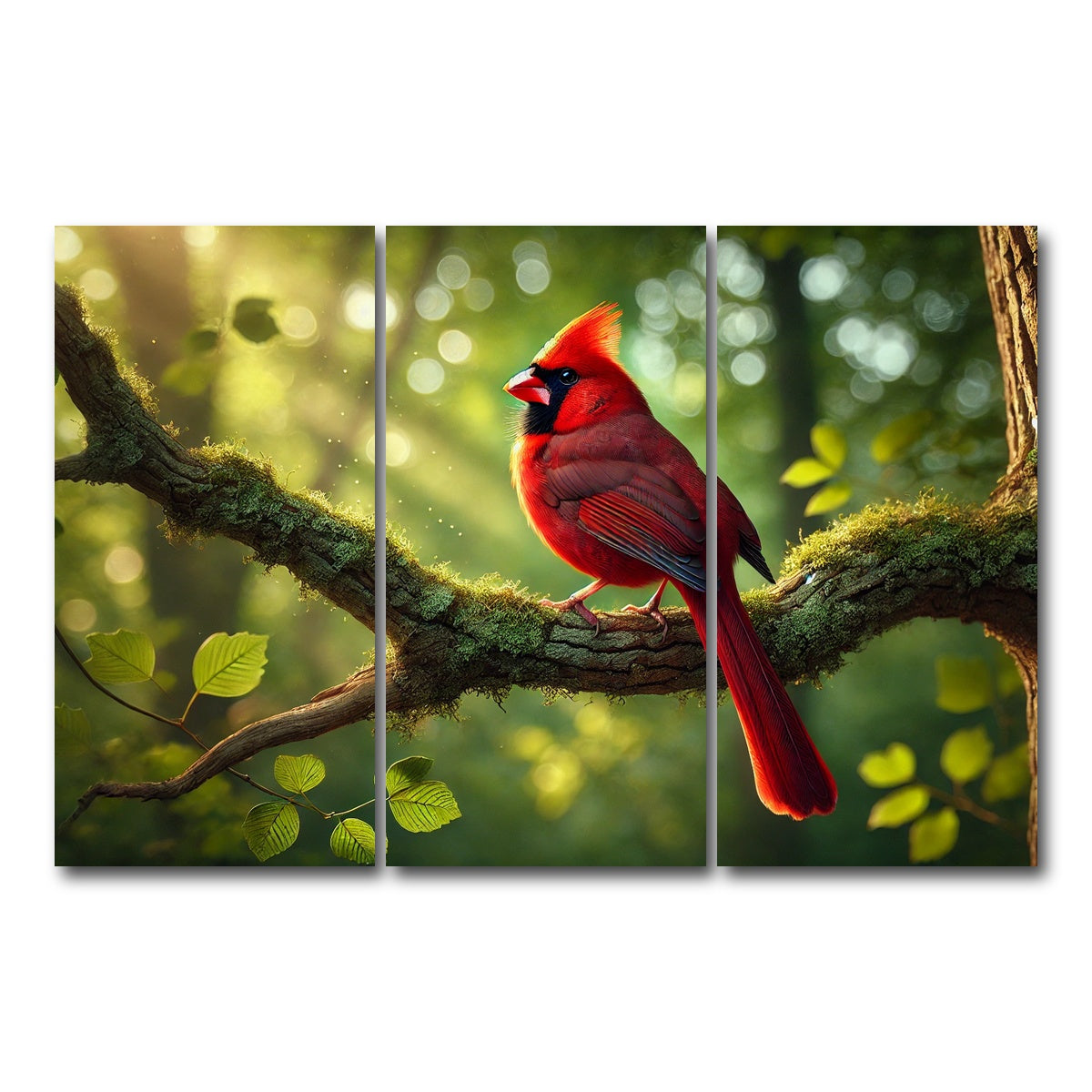 AUTO-MOCKUP WHITE | Cardinal | 3 Piece | Gallery Wrap Canvas | group=12x24
