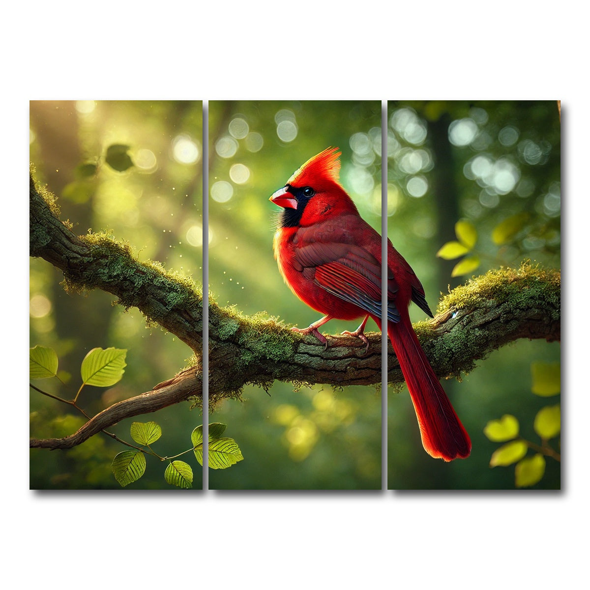 AUTO-MOCKUP WHITE | Cardinal | 3 Piece | Gallery Wrap Canvas | group=8x18
