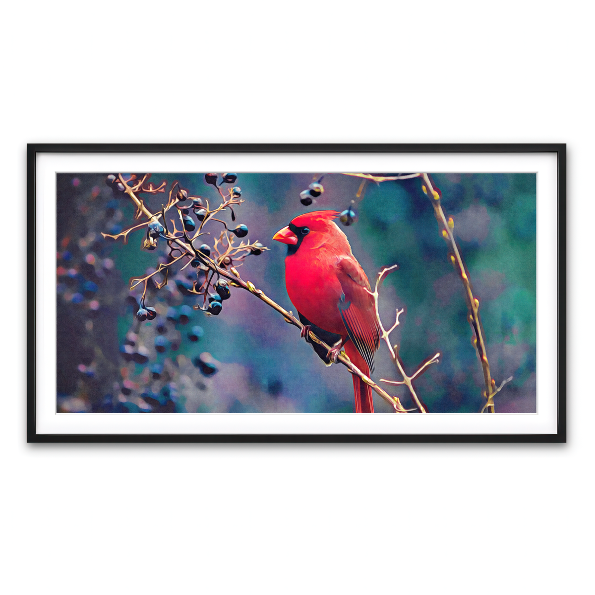 Framed Print 2x1 Black