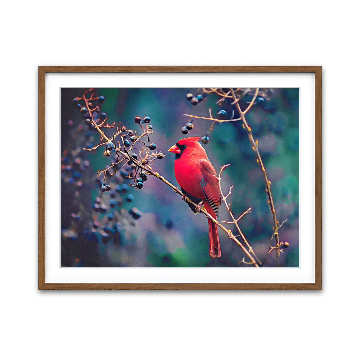 Framed Print 4x3 Walnut