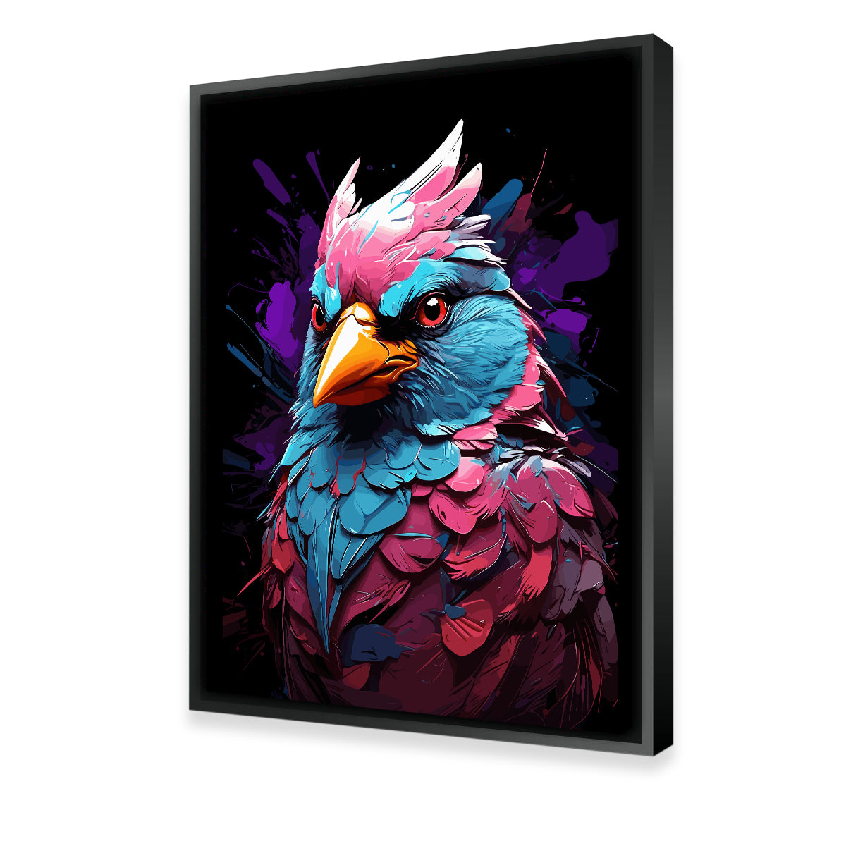 Cardinal Animal Colorful Wall Art