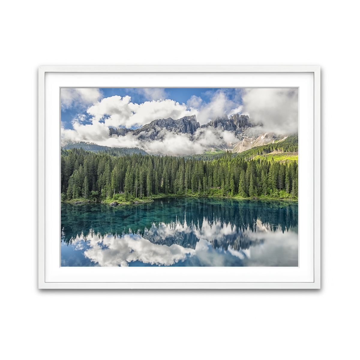 Framed Print 4x3 White
