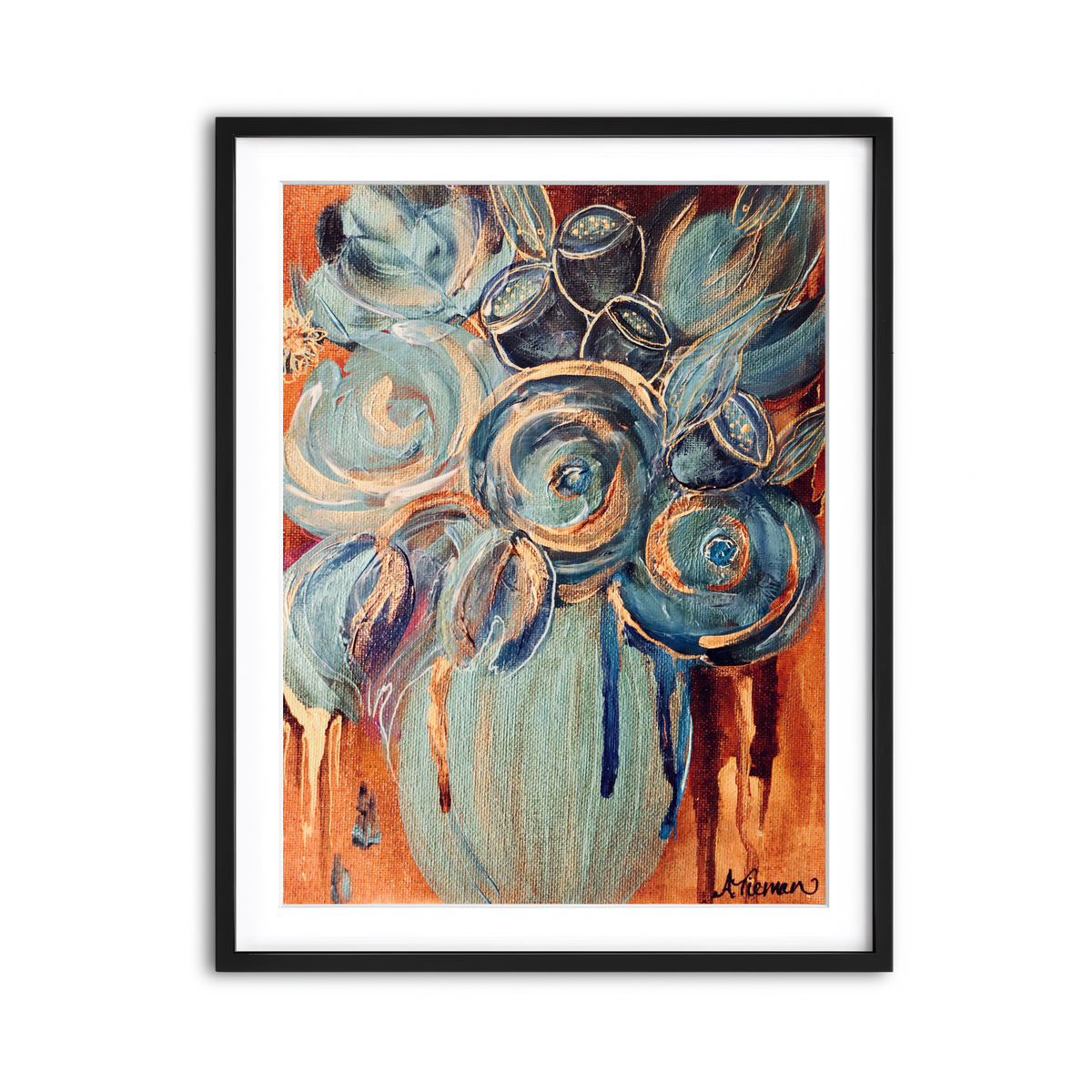 Framed Print 3x4 Black