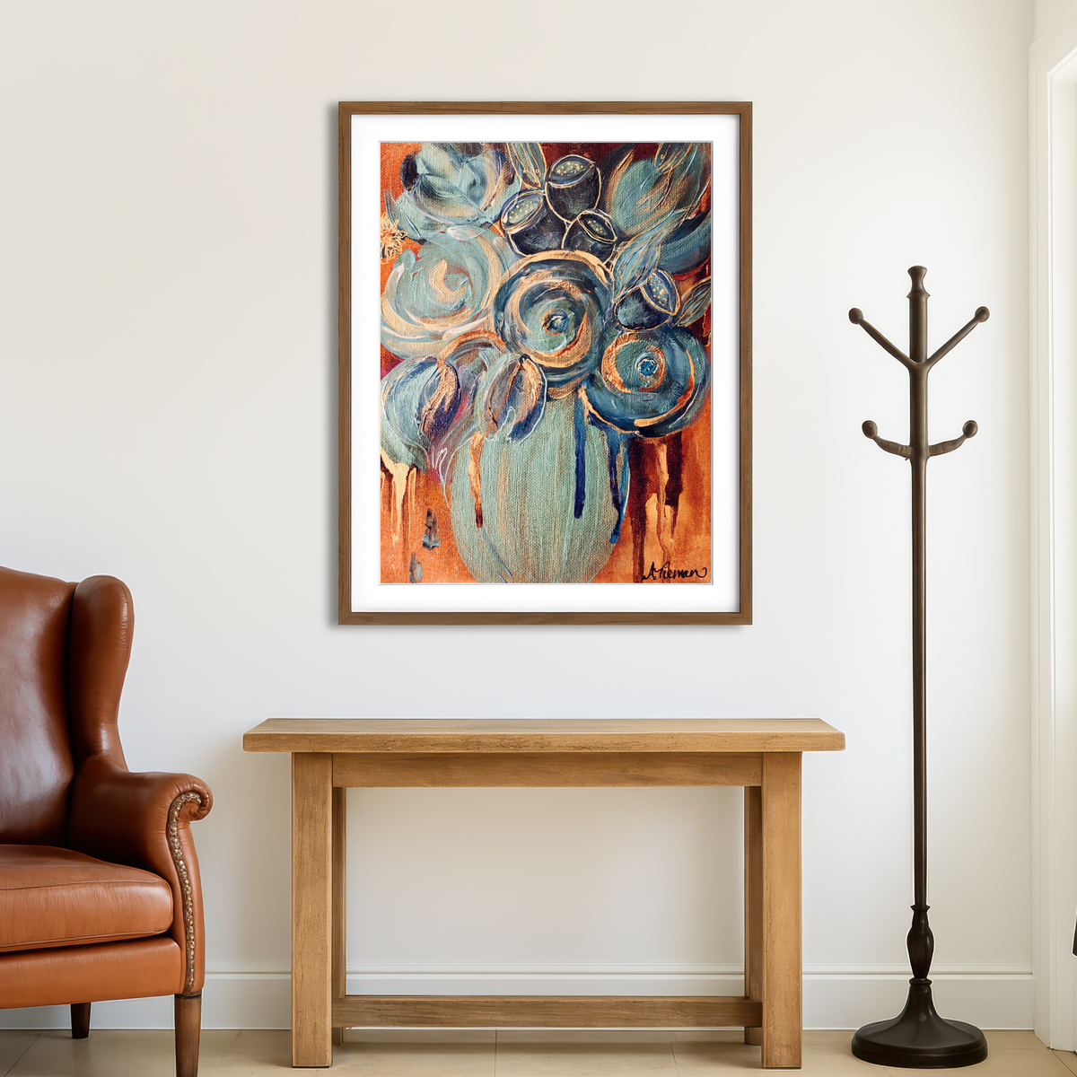 AUTO-MOCKUP ROOM | Caribbean Blooms Wall Art