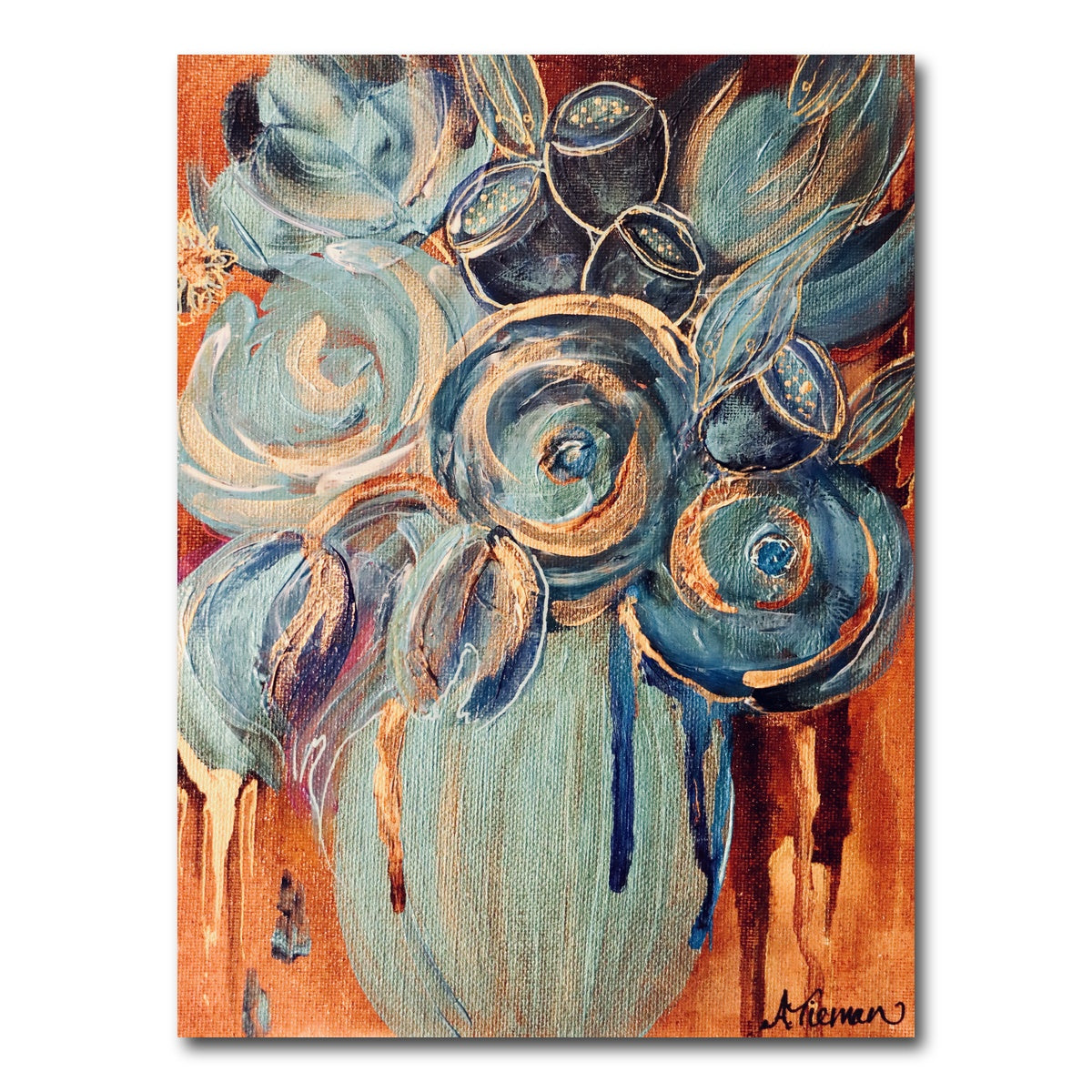 AUTO-MOCKUP WHITE | Caribbean Blooms | 1 Piece | Gallery Wrap Canvas | group=3x4