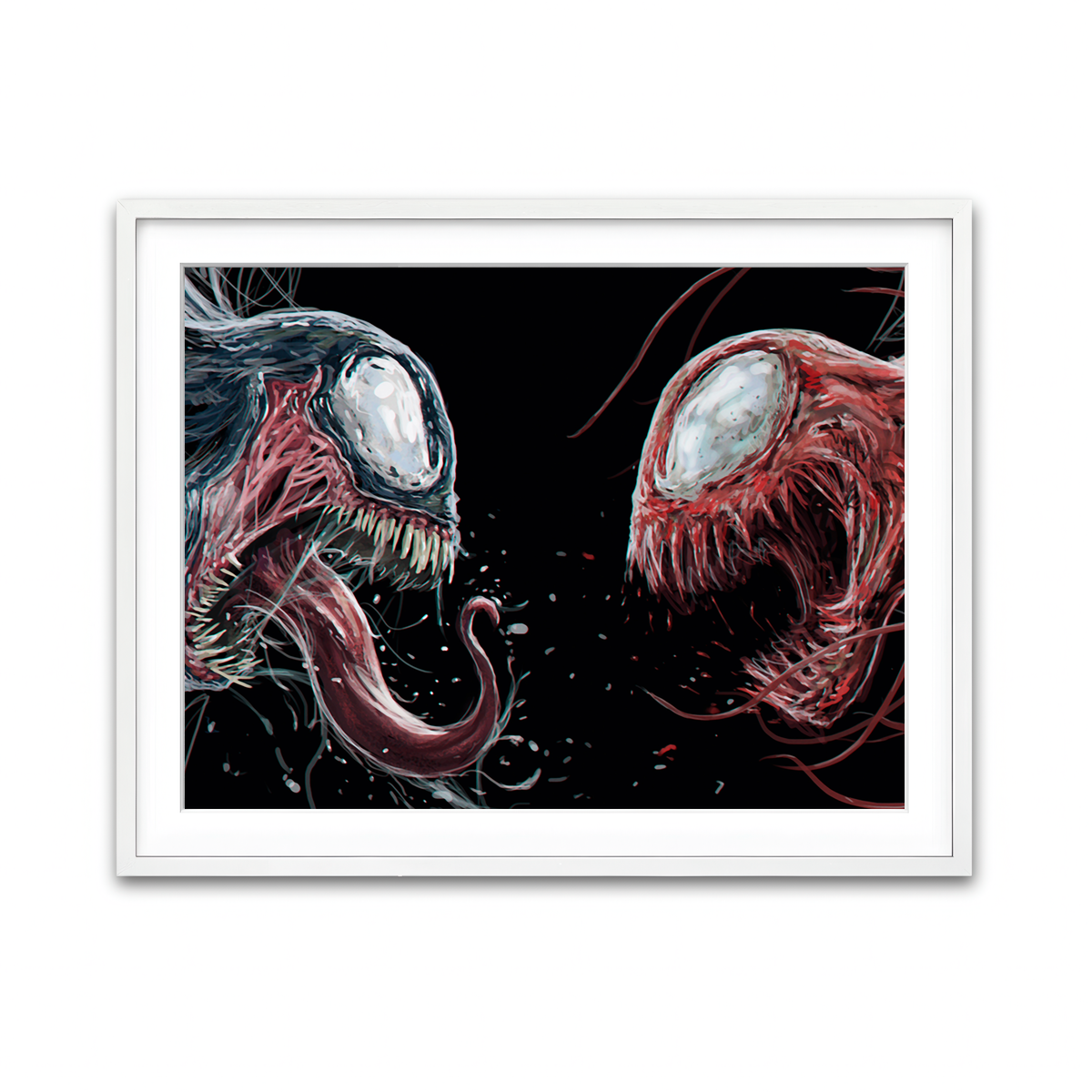 Framed Print 4x3 White