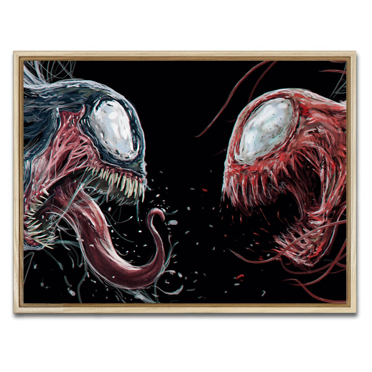 AUTO-MOCKUP WHITE | Carnage VS. Venom | 1 Piece | Natural Framed Canvas | group=4x3