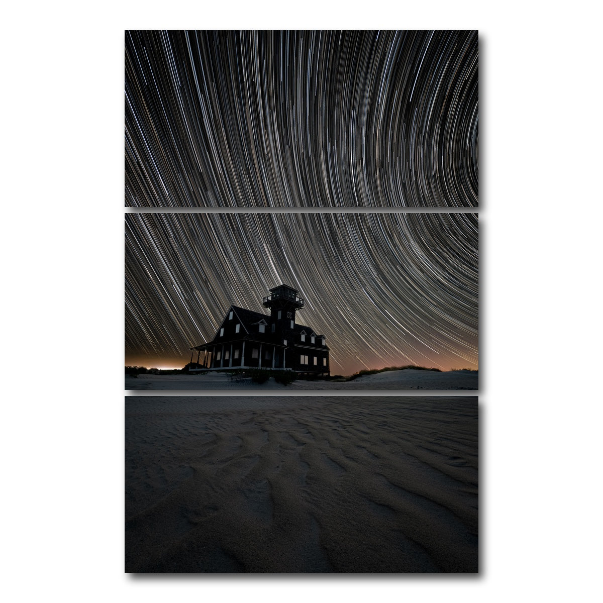 AUTO-MOCKUP WHITE | Carolina Trails | 3 Piece | Gallery Wrap Canvas | group=12x24_stacked