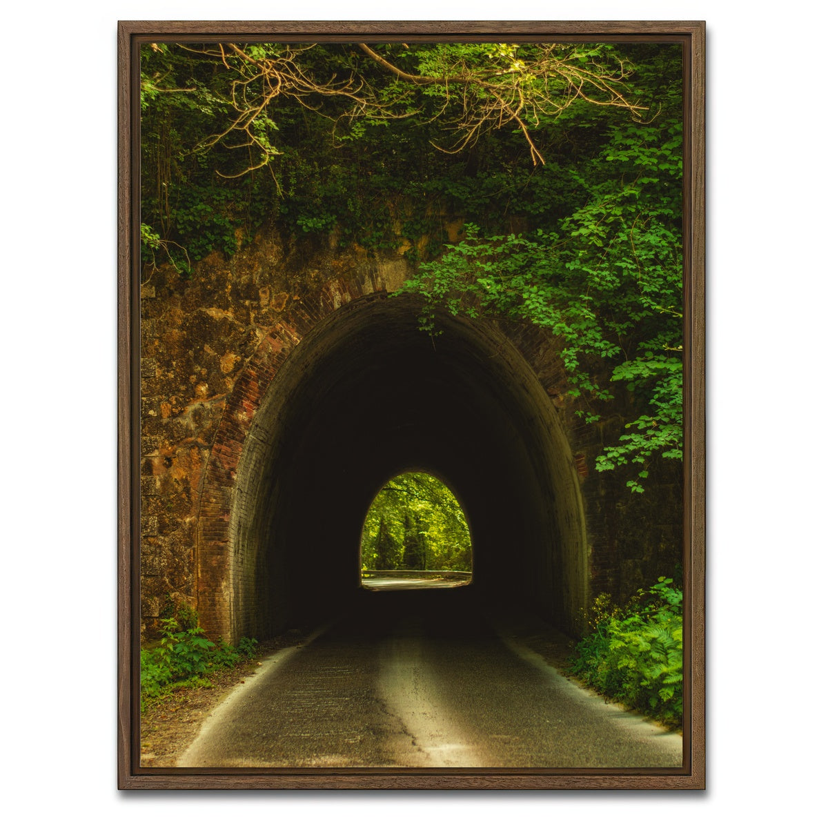 AUTO-MOCKUP WHITE | Carrara Tuscany Italy 1 | 1 Piece | Walnut Framed Canvas | group=3x4