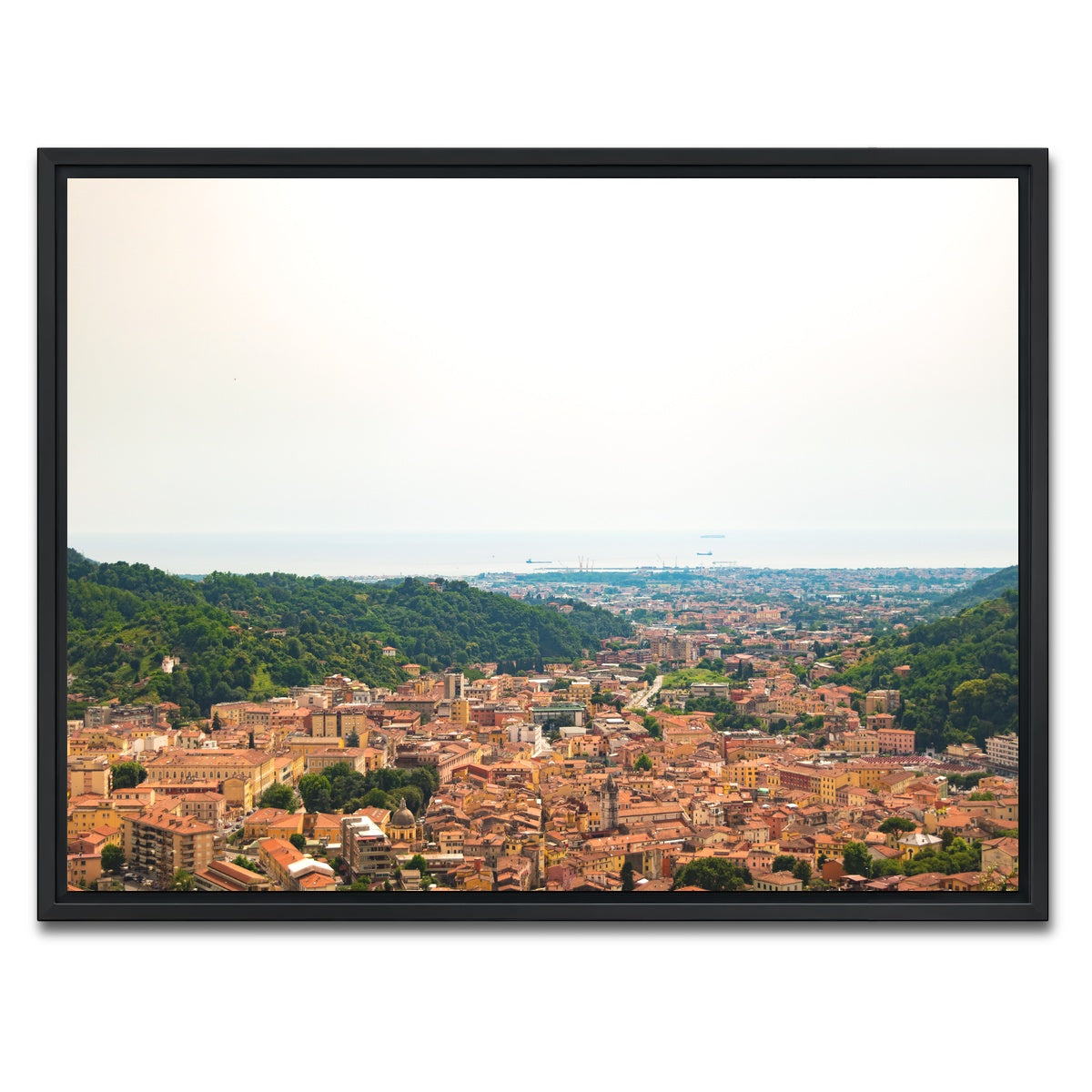 AUTO-MOCKUP WHITE | Carrara Tuscany Italy | 1 Piece | Black Framed Canvas | group=4x3