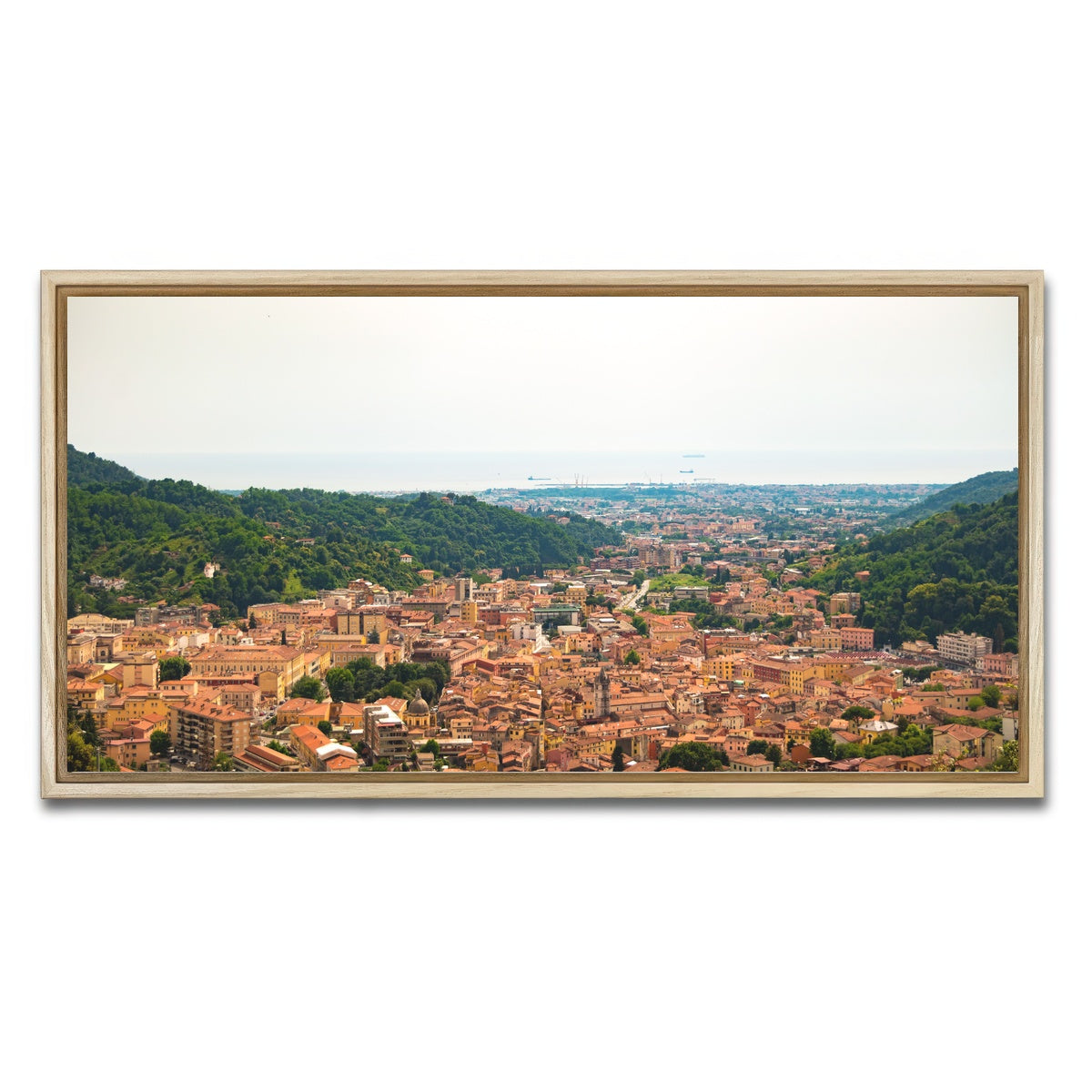 AUTO-MOCKUP WHITE | Carrara Tuscany Italy | 1 Piece | Natural Framed Canvas | group=2x1