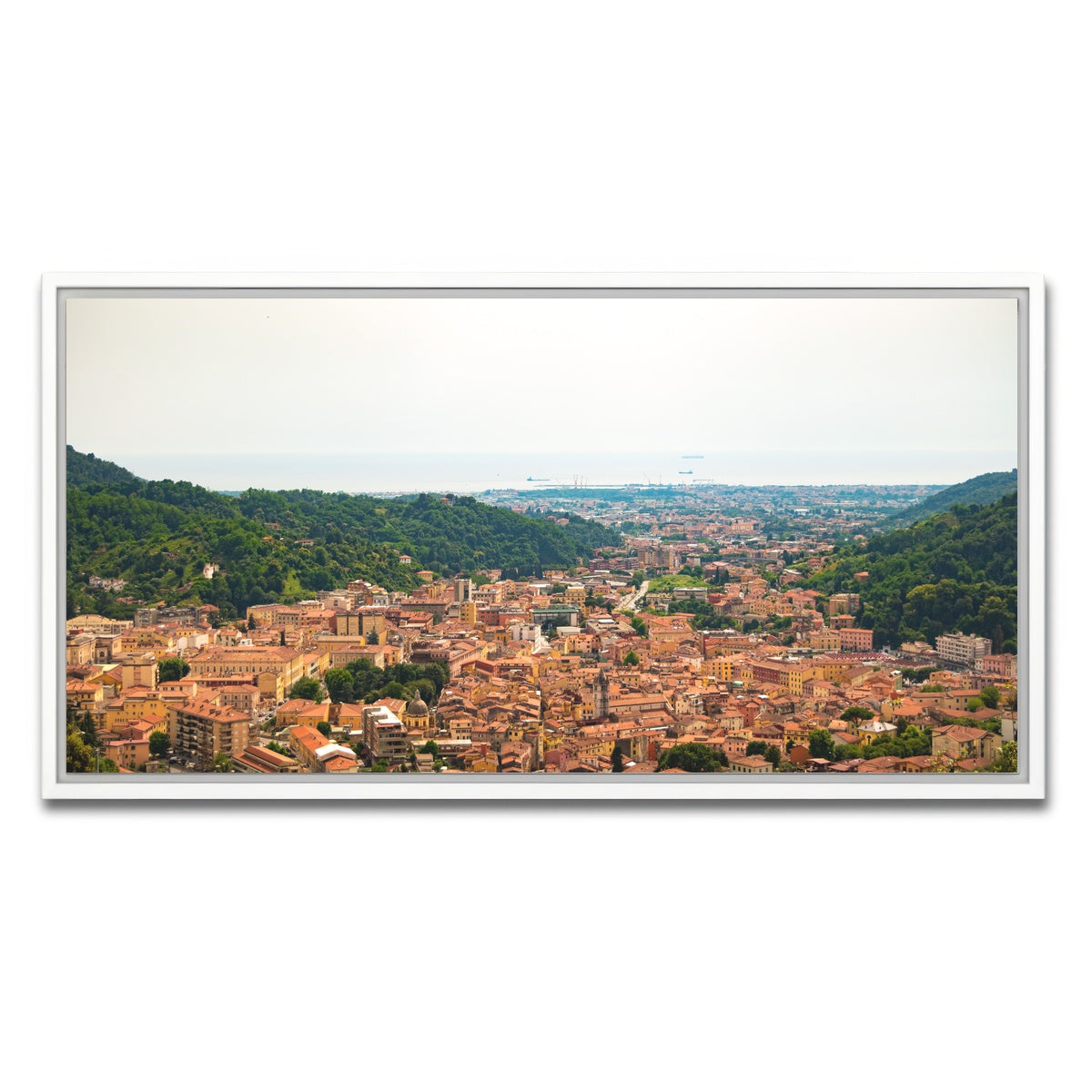 AUTO-MOCKUP WHITE | Carrara Tuscany Italy | 1 Piece | White Framed Canvas | group=2x1
