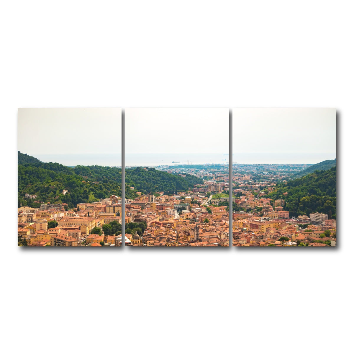 AUTO-MOCKUP WHITE | Carrara Tuscany Italy | 3 Piece | Gallery Wrap Canvas | group=18x24