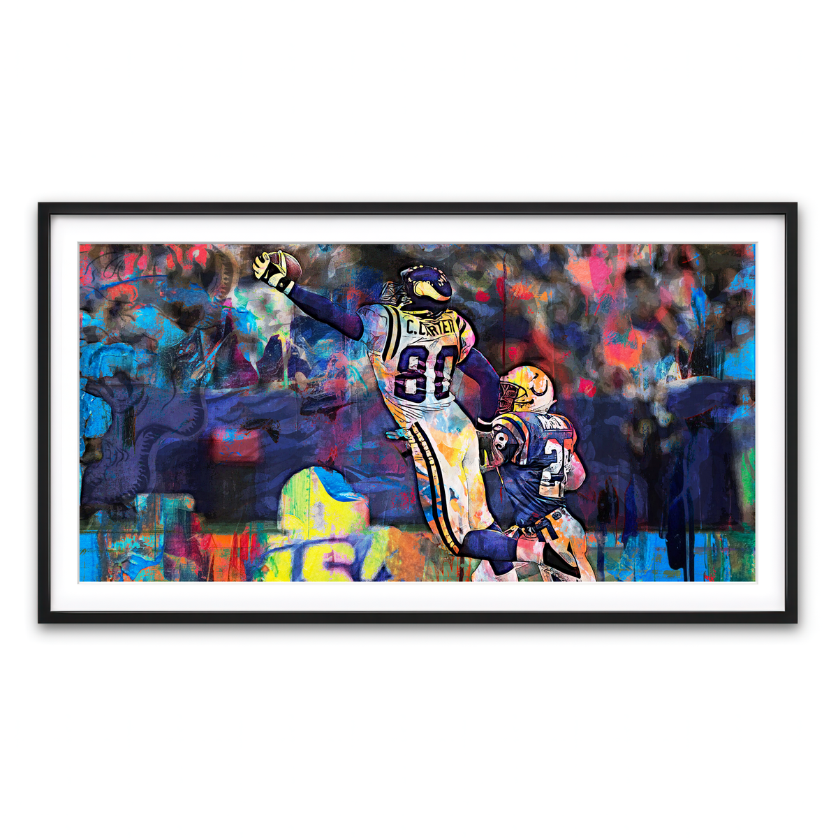 Framed Print 2x1 Black